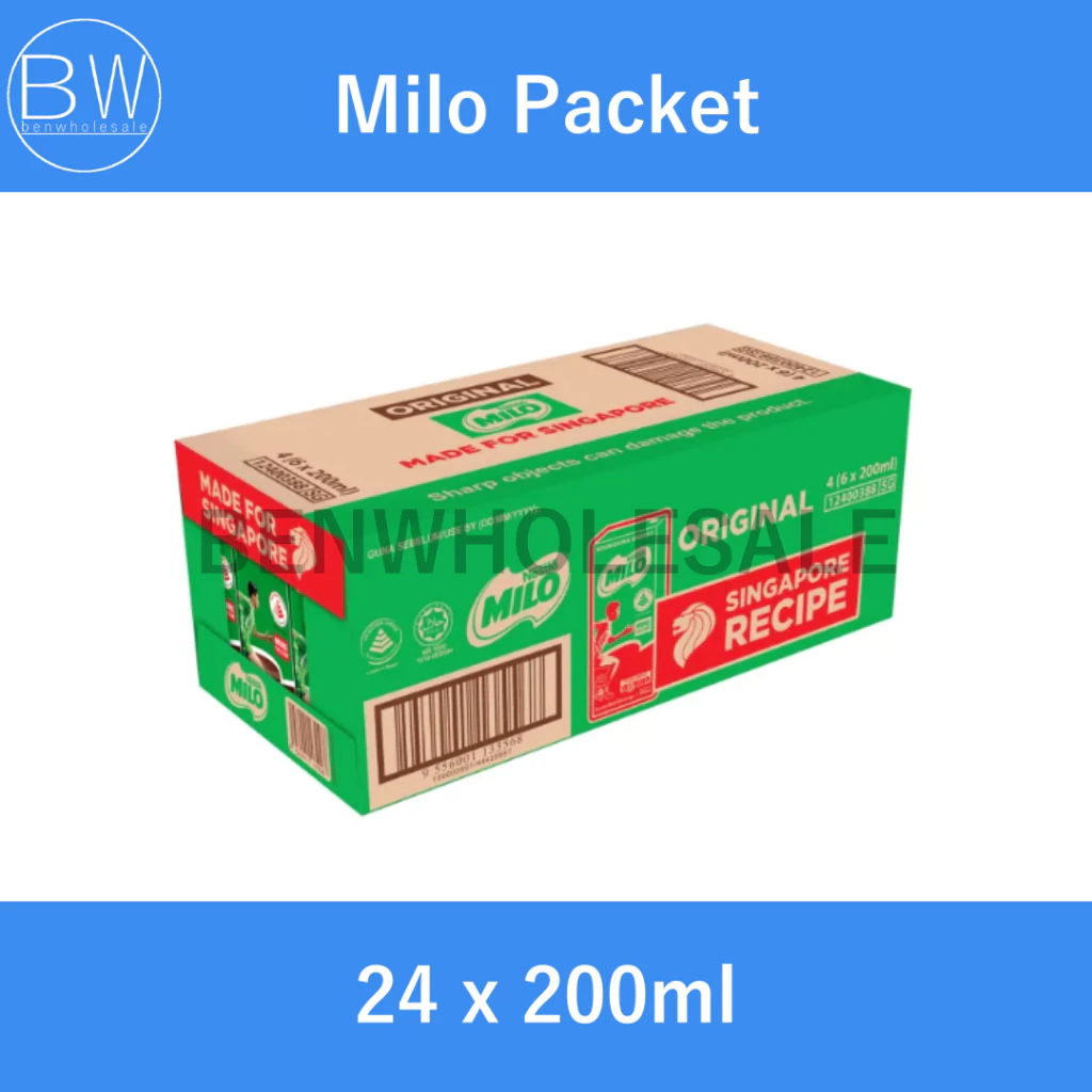 Milo Chocolate Malt Packet Drink (Made for Singapore) (Singapore Recipe) - Image 2