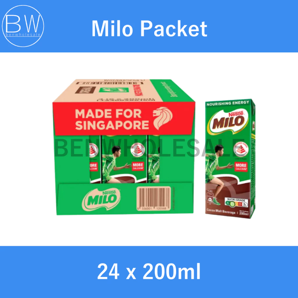 Milo Chocolate Malt Packet Drink (Made for Singapore) (Singapore Recipe)